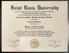 purchase realistic Saint Louis University degree