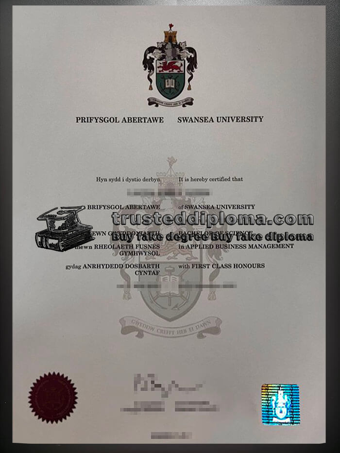 purchase realistic Swansea University diploma