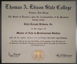 purchase realistic Thomas A Edison State College degree