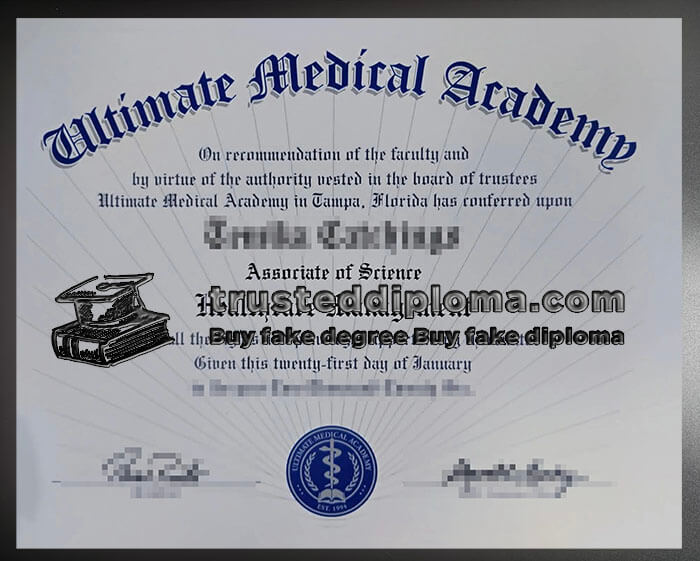 purchase realistic Ultimate Medical Academy diploma