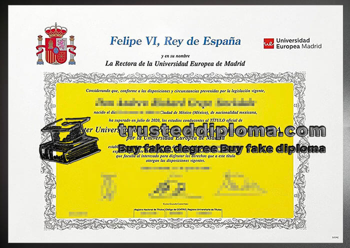 purchase realistic Universidad Europea de Madrid degree