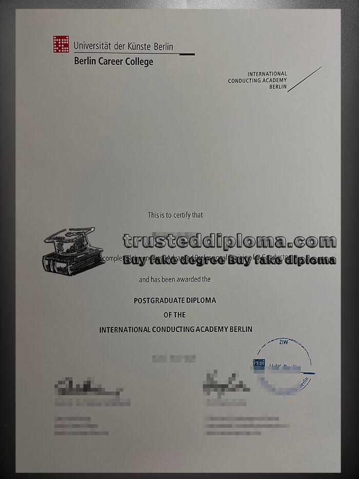 purchase realistic Universität der Künste Berlin diploma