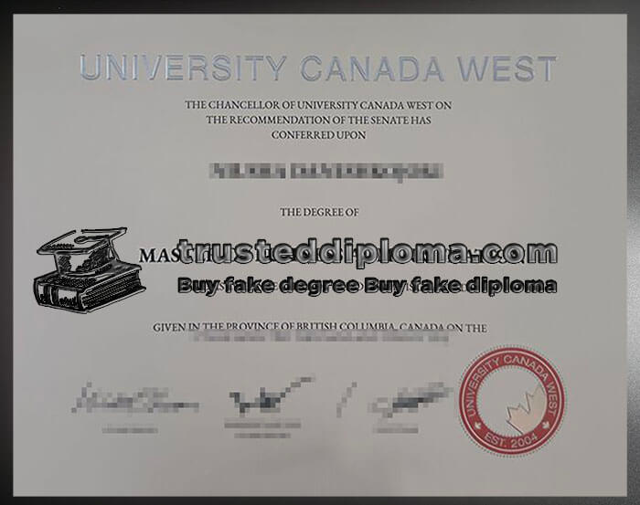 purchase realistic University Canada West diploma