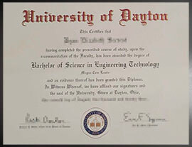 purchase realistic University of Dayton degree