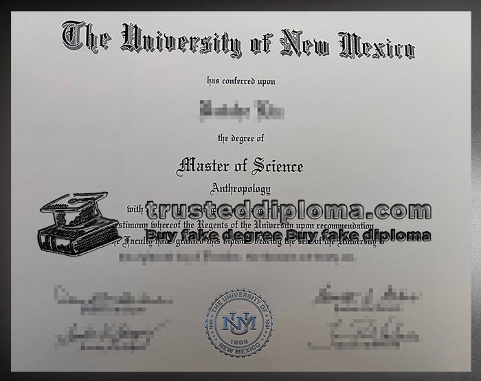 purchase realistic University of New Mexico diploma