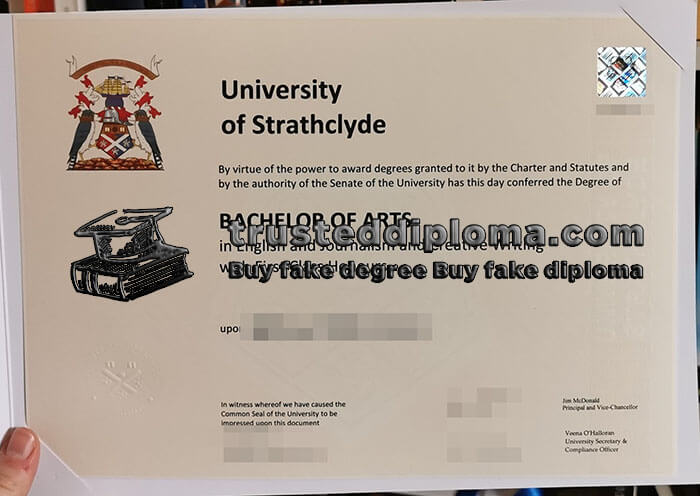 purchase realistic University of Strathclyde diploma