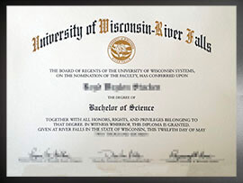 purchase realistic University of Wisconsin River degree