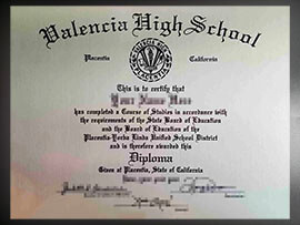 purchase realistic Valencia High School degree