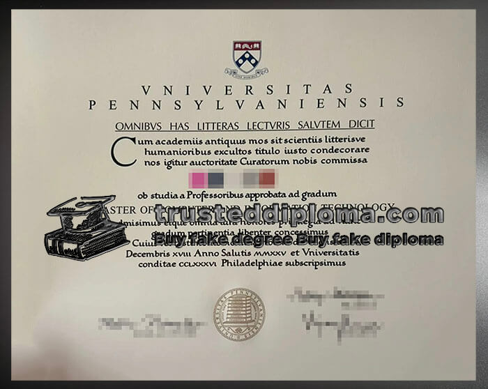 purchase relistic Vniversitas Pennsylvaniensis diploma