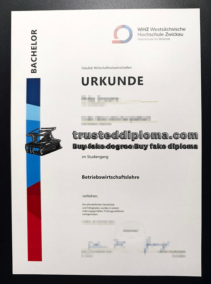 purchase realistic Westsächsische Hochschule Zwickau degree