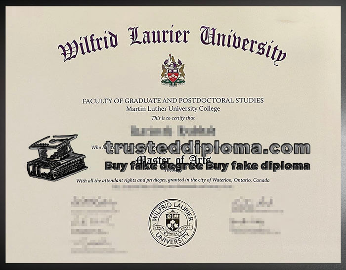 purchase realistic Wilfrid Laurier University diploma