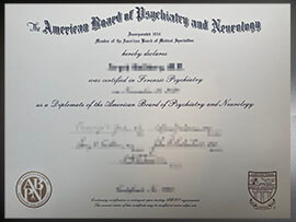 purchase realistic American Board of Psychiatry and Neurology certificate