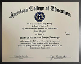 purchase realistic American College of Education degree