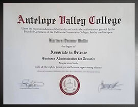 purchase realistic Antelope Valley College degree
