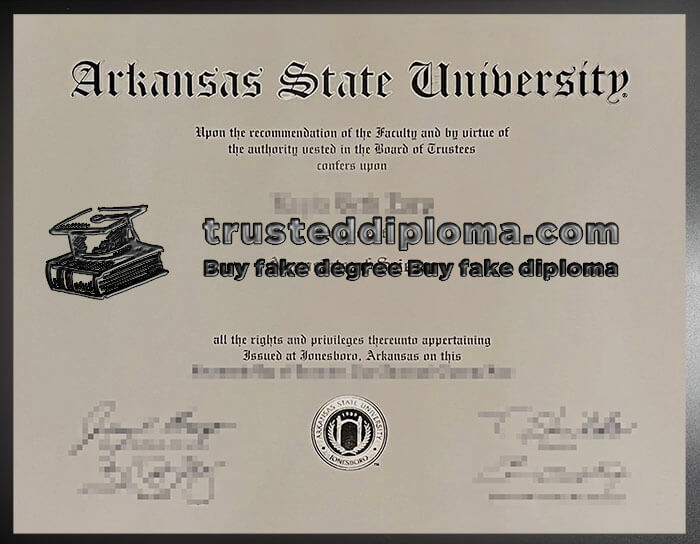 purchase realistic Arkansas State University diploma