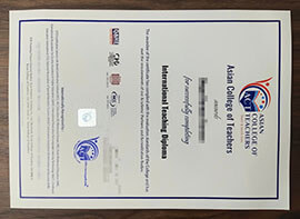 purchase realistic Asian College of Teachers diploma