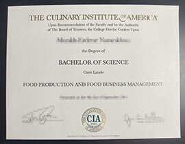 purchase realistic Culinary Institute of America degree
