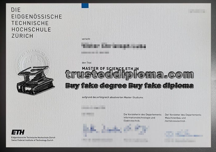 purchase realistic ETH Zürich diploma