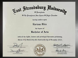 purchase realistic East Stroudsburg University degree