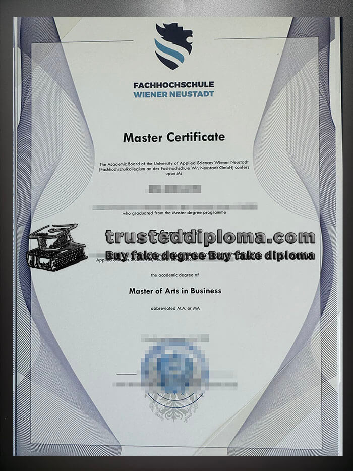 purchase realistic Fachhochschule Wiener Neustadt diploma