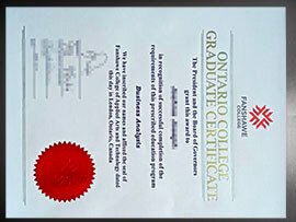 purchase realistic Fanshawe College degree
