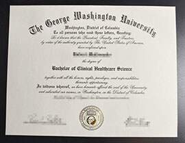 purchase realistic George Washington University degree