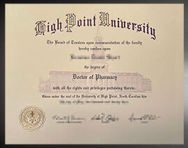 purchase realistic High Point University degree