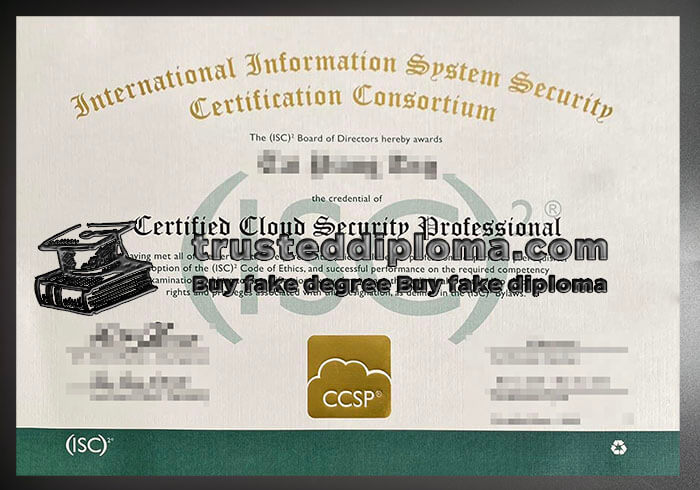 purchase realistic International Information System Security Certification Consortium certificate