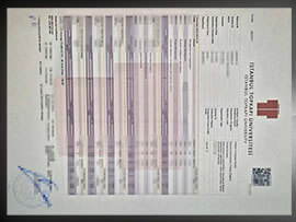 purchase realistic Istanbul Topkapi University Transcript