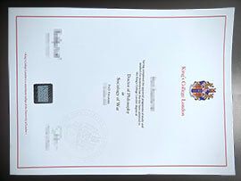 purchase realistic King's College London degree