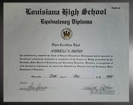 purchase realistic Louisiana High School degree