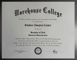 purchase realistic Morehouse College degree
