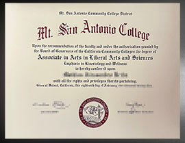 purchase realistic Mt San Antonio College degree