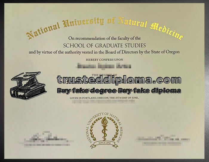 purchase realistic National University of Natural Medicine diploma