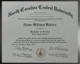 purchase realistic North Carolina Central University degree
