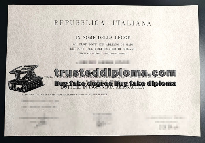 purchase realistic Politecnico di Milano diploma