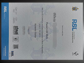 purchase realistic RSL Level 2 Certificate