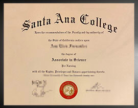 purchase realistic Santa Ana College degree