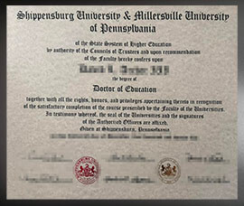purchase realistic Shippensburg University & Millersville University of Pennsylvania degree