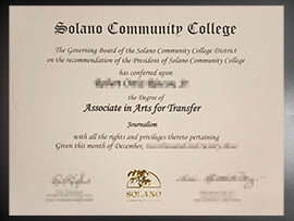 purchase realistic Solano Community College degree