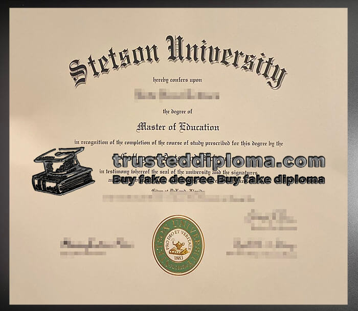 purchase realistic Stetson University diploma