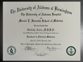 purchase realistic UAB Hospital degree
