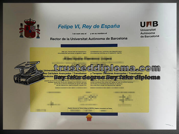 purchase realistic Universitat Autonoma de Barcelona diploma