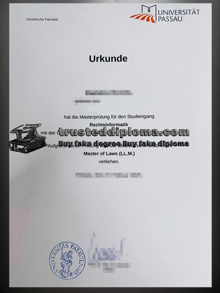 purchase realistic Universität Passau diploma