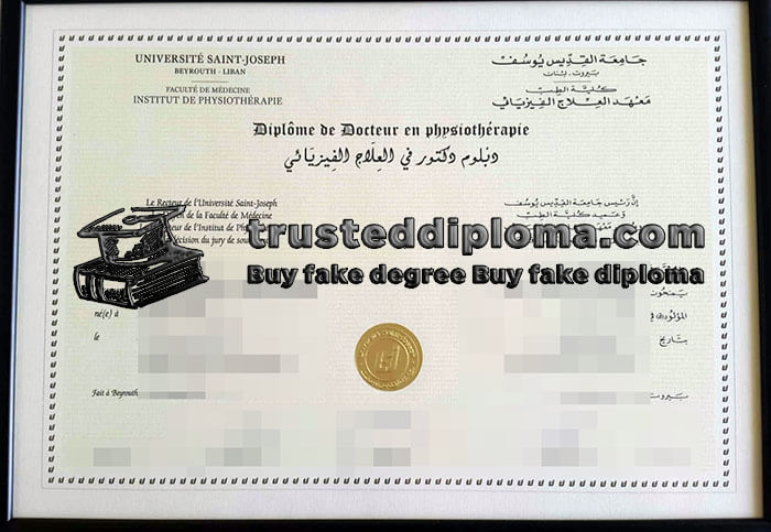 purchase realistic Universite Saint Joseph diploma