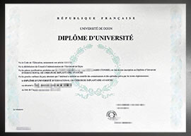 purchase realistic Universite de Dijon degree