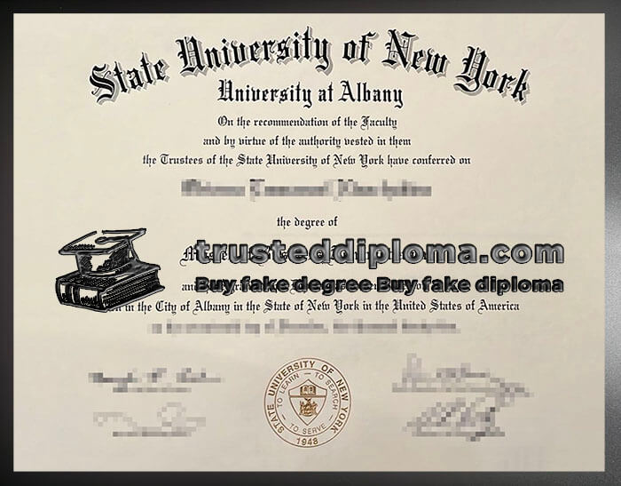purchase realistic University at Albany diploma