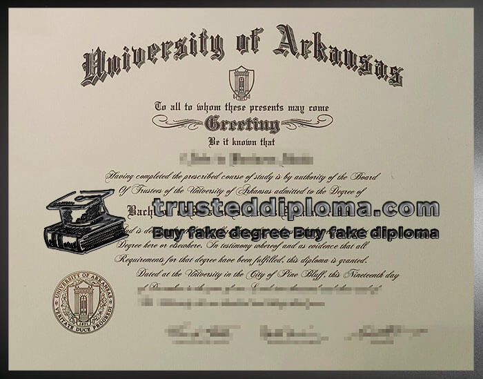 purchase realistic University of Arkansas diploma