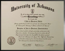 purchase realistic University of Arkansas degree