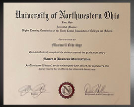 purchase realistic University of Northwestern Ohio degree